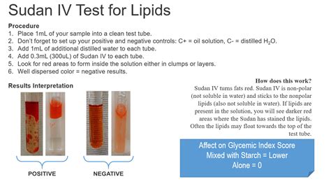 sudan iv test for lipids results|Sudan stain .